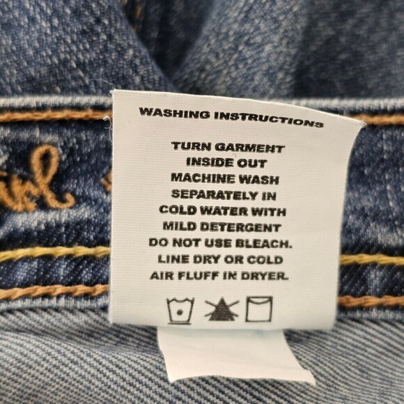 Cruel Girl Slim Western Bootcut Jeans Size 3 Regular Low Rise Medium Wash - Picture 9 of 10